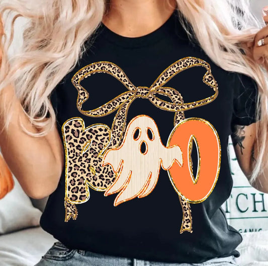 Leopard Cream Orange Boo