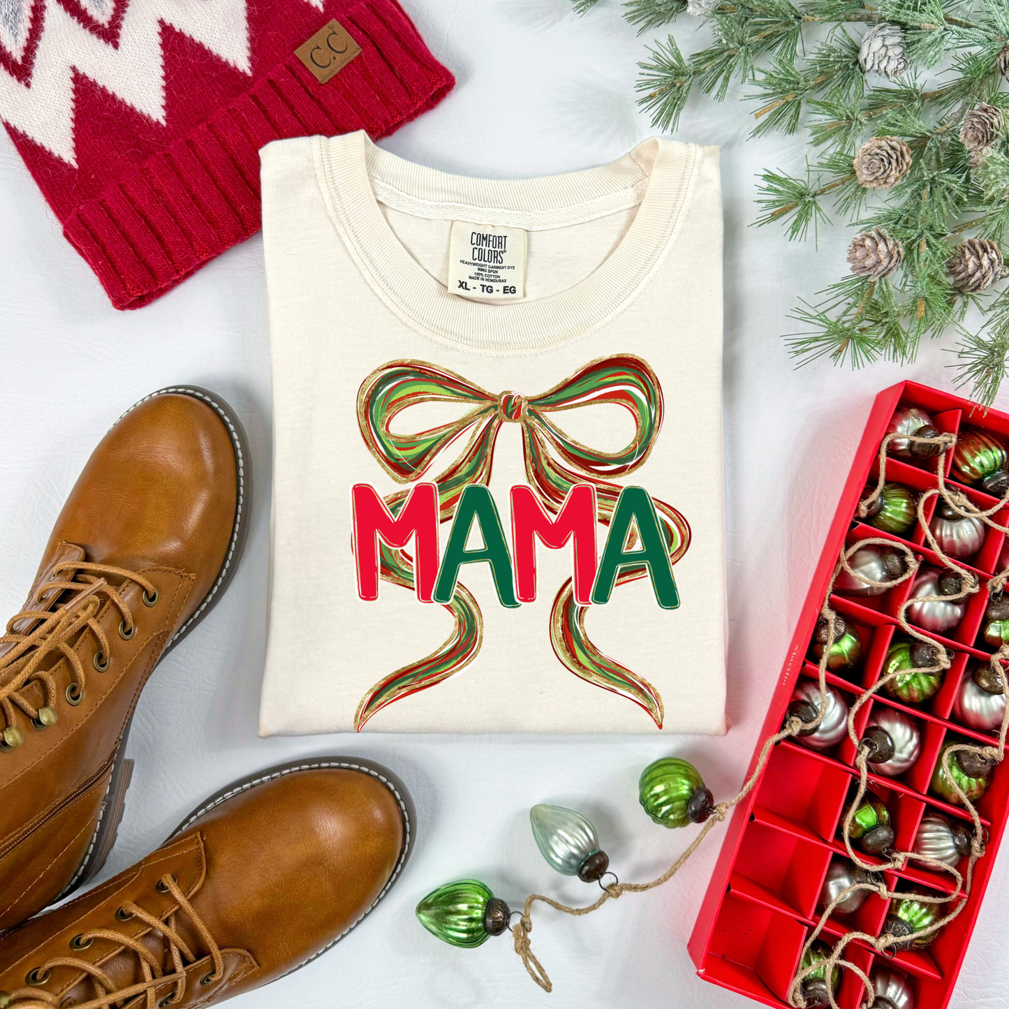 Christmas Watercolor Name