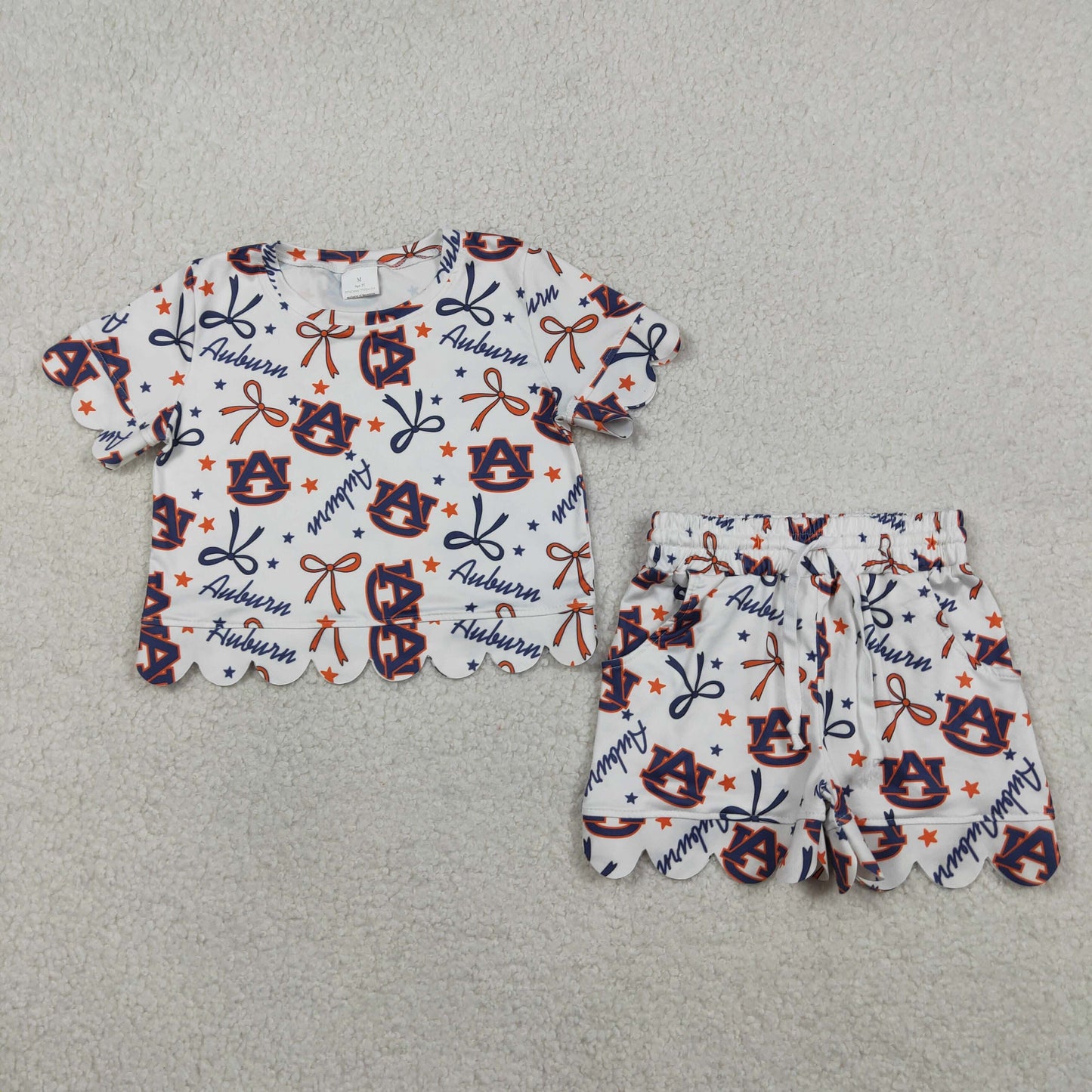 Scallop Short Sets- Girls- COLLEGE TEAMS