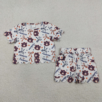 Scallop Short Sets- Girls- COLLEGE TEAMS