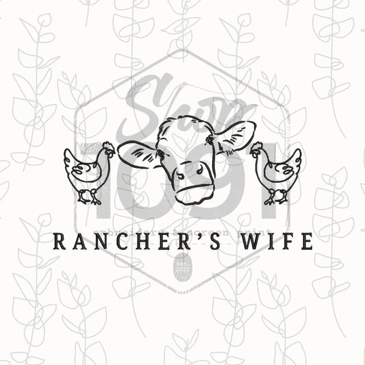 Rancher's Life Embroidered