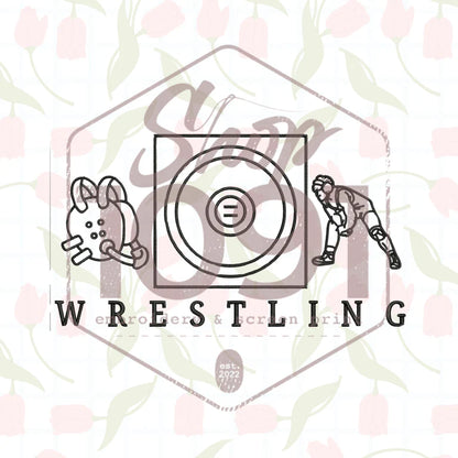 Wrestling Trio Embroidered
