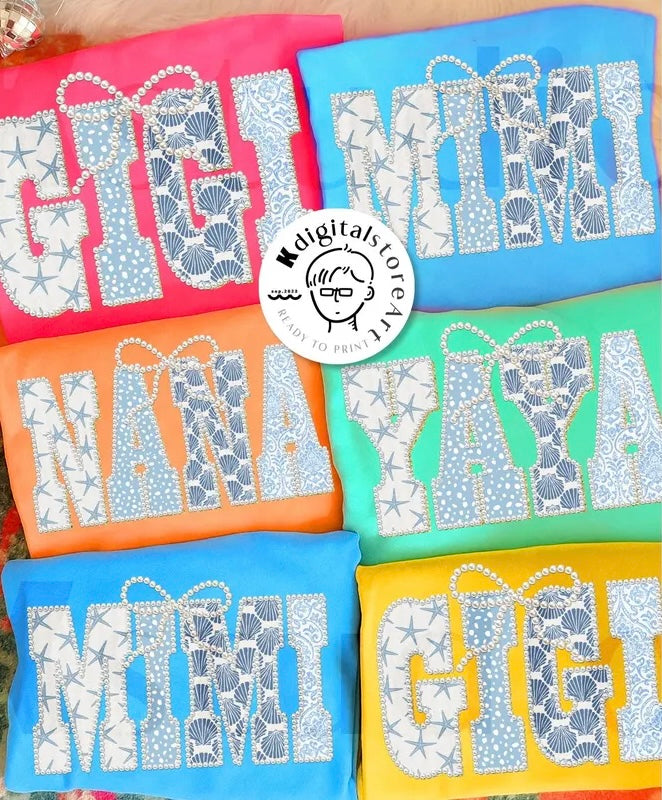 Beach Coquette Custom Names
