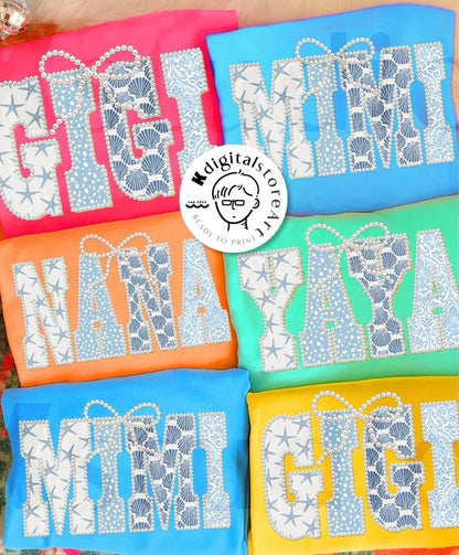 Beach Coquette Custom Names