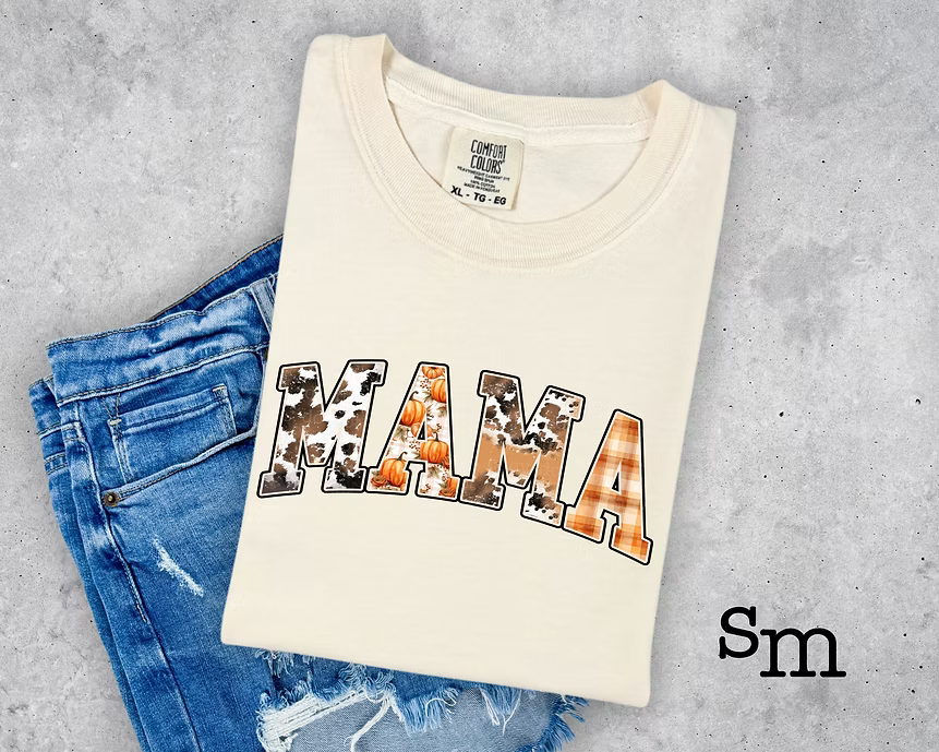 Mama Cowhide Pumpkin