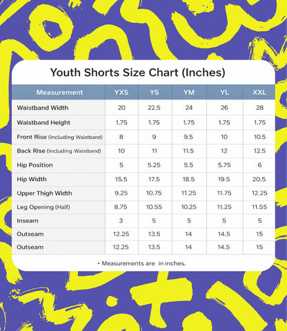 90s Youth/Mens Baller Shorties