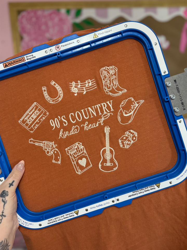 90s Country Era Embroidered