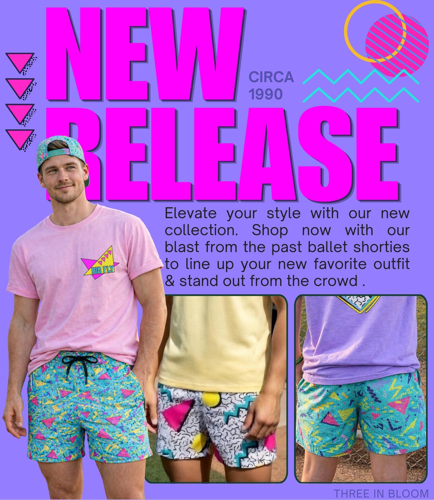 90s Youth/Mens Baller Shorties