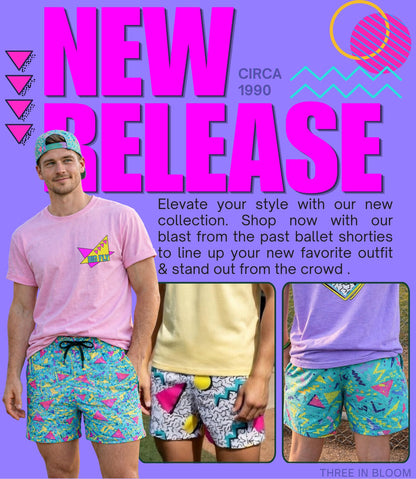 90s Youth/Mens Baller Shorties