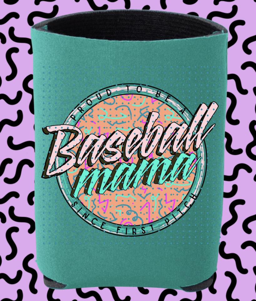 Baseball Mama Koozies
