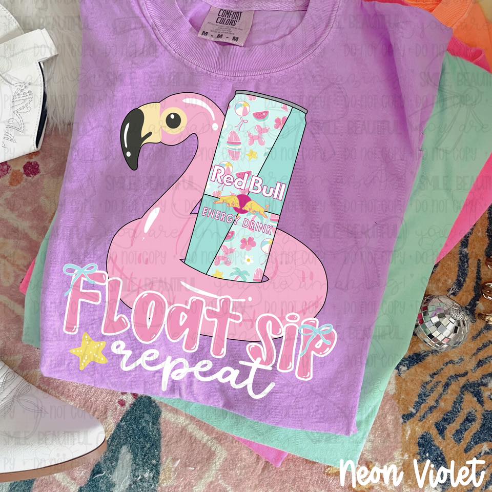 Float Sip Repeat Redbull