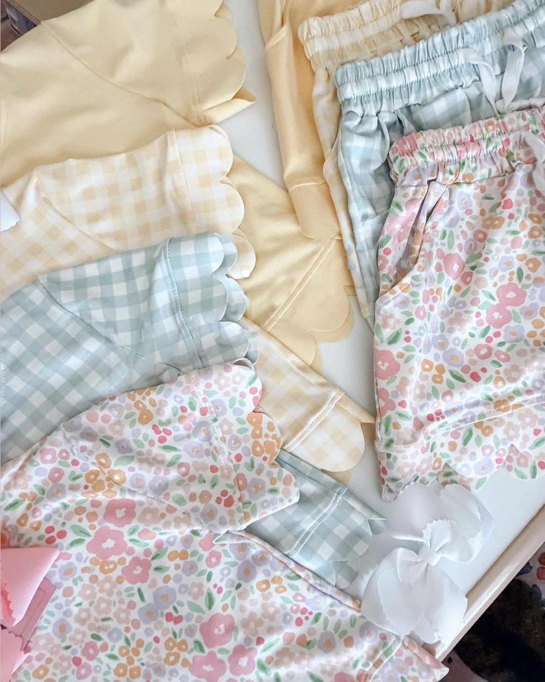 Scallop Short Sets- Girls-