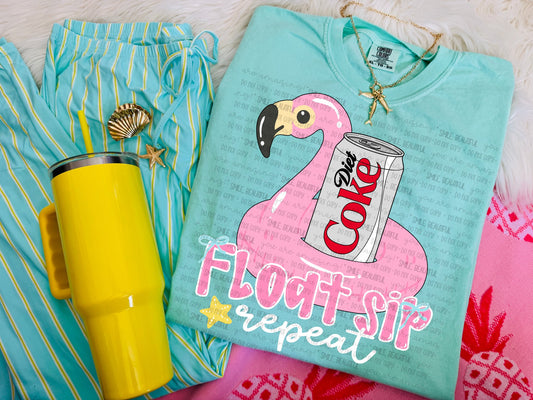 Float Sip Repeat Diet Coke