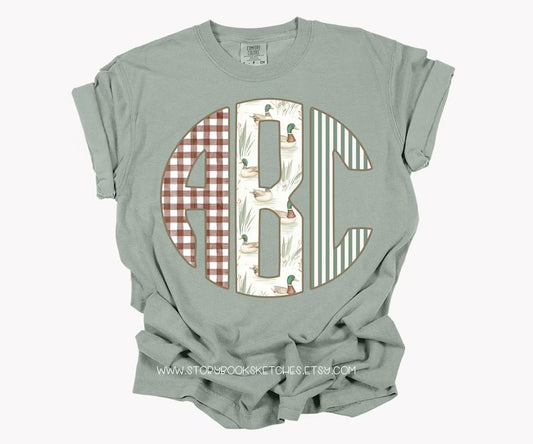 Mallard Circle Monogram