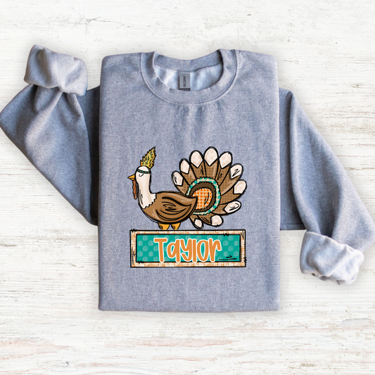 Turkey Teal with Name