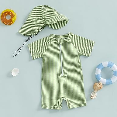 Seersucker Embroidered Bathing Suits and Coverups