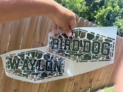 Camo Name Plate