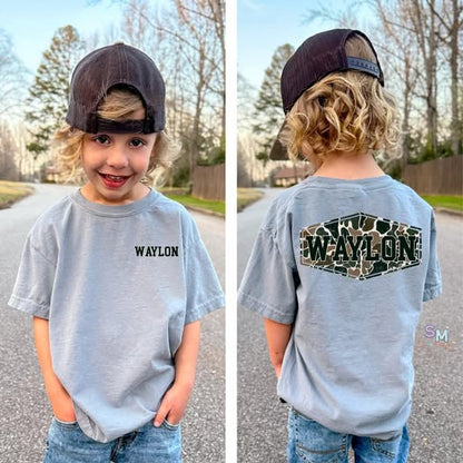 Camo Name Plate