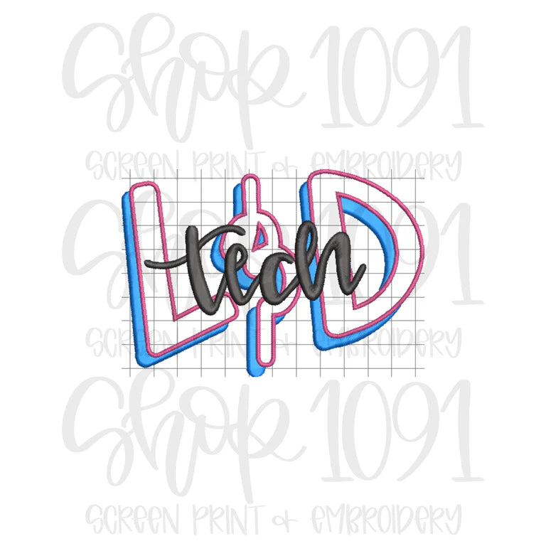 L&D Tech POCKET SIZE Embroidered