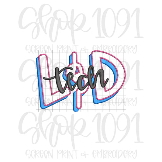 L&D Tech POCKET SIZE Embroidered