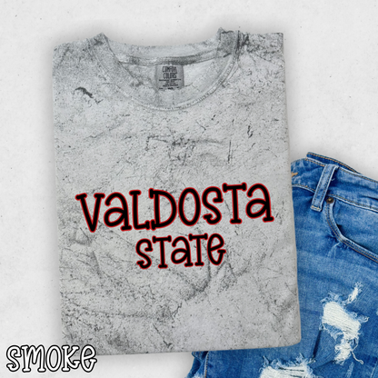Valdosta State Pop Name with Outline