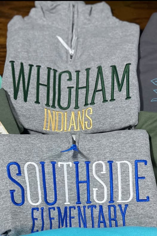 Custom Embroidered School Quarter Zip