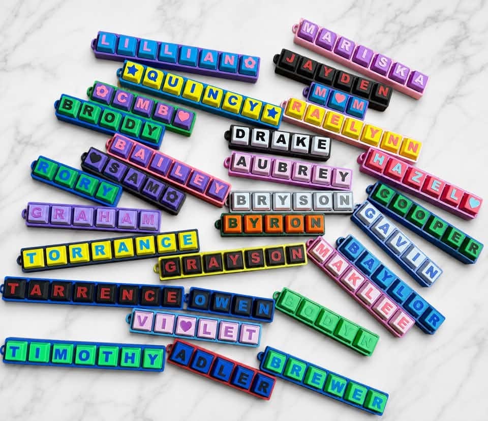 3D PRINTED NAME CLICKER KEYCHAINS!