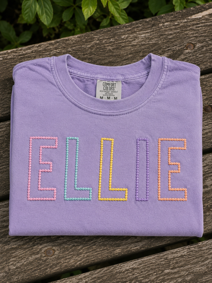 Dotted Embroidery Design