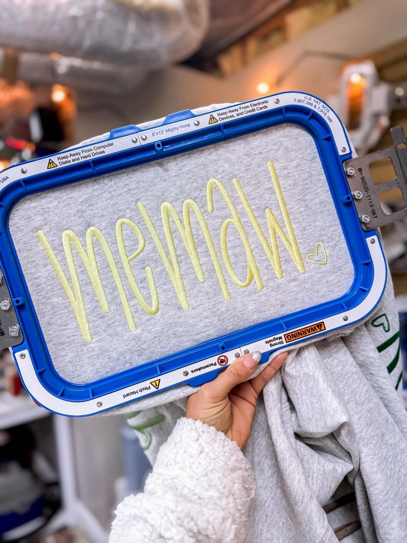 Embroidered Scribble Names