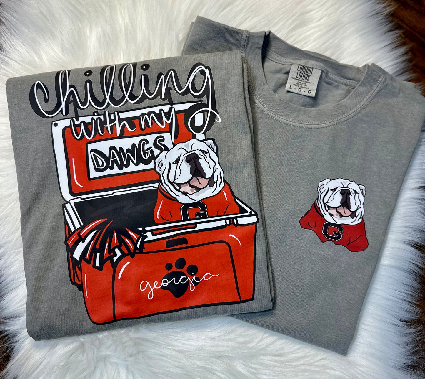 Chilling with the Dawgs Cooler