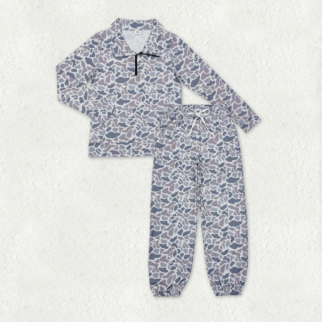 Adult Camo Sets- Quarter Zip Pullover and Joggers