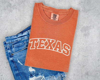 Custom Curved Outline Word Tee