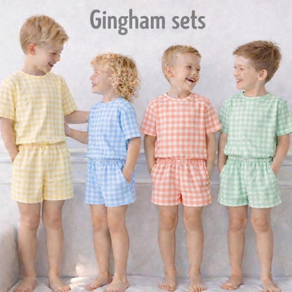 Scallop Short Sets- Boys-