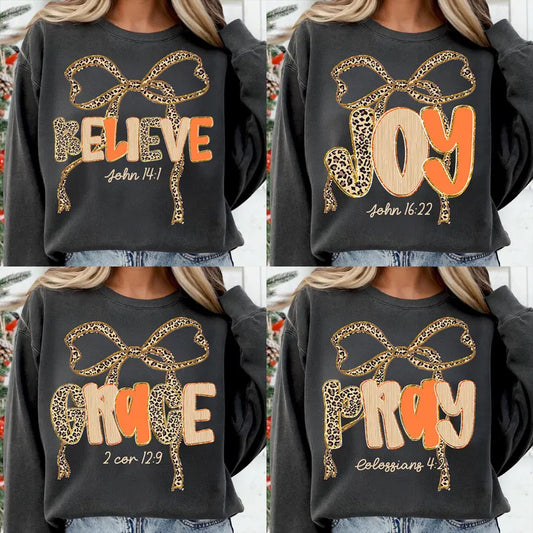 Leopard Cream Orange Faith