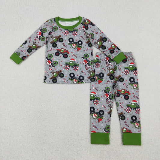 Christmas Monster Truck PJ Set