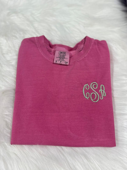 Embroidered Monogram Sale