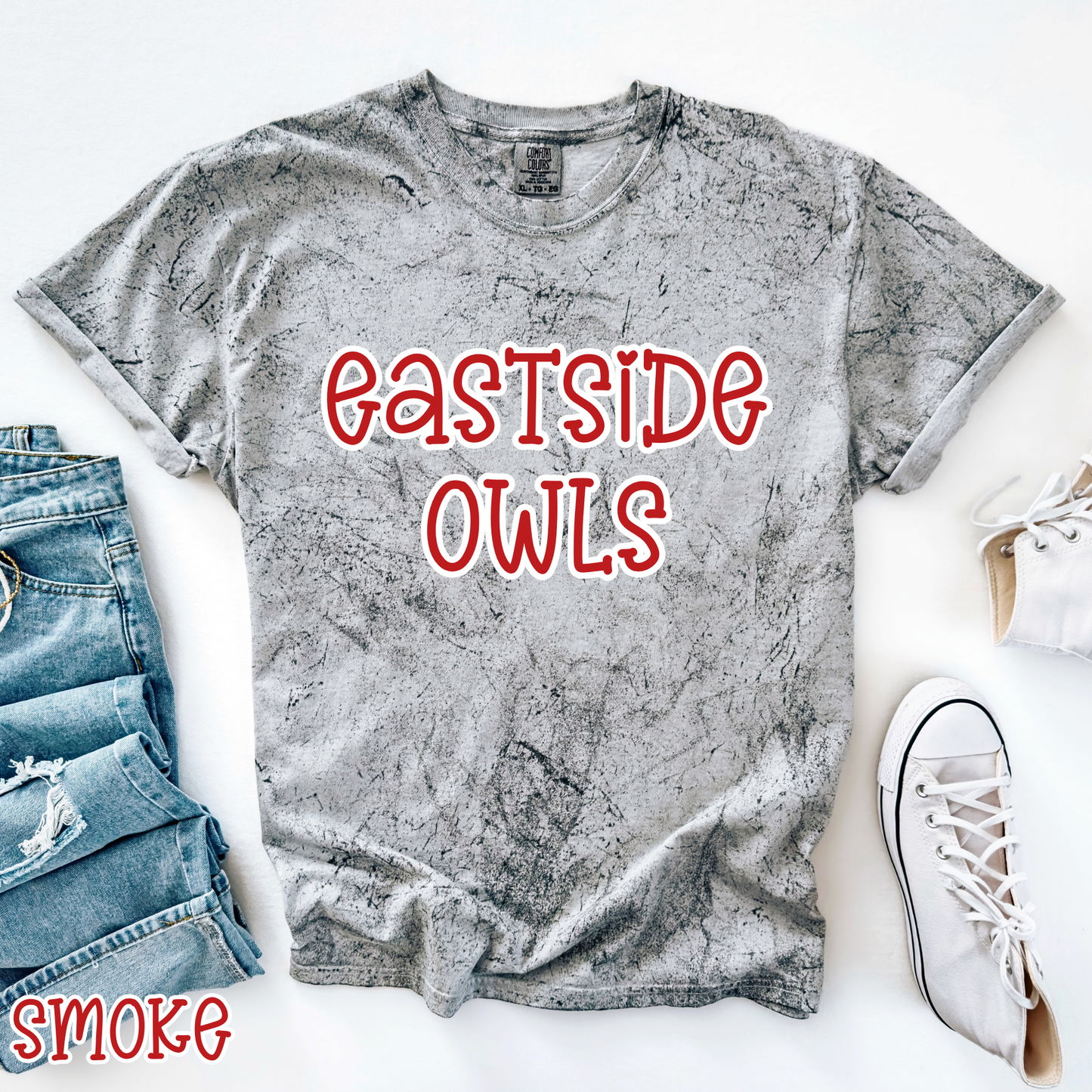 Eastside Owls Pop Name with Outline