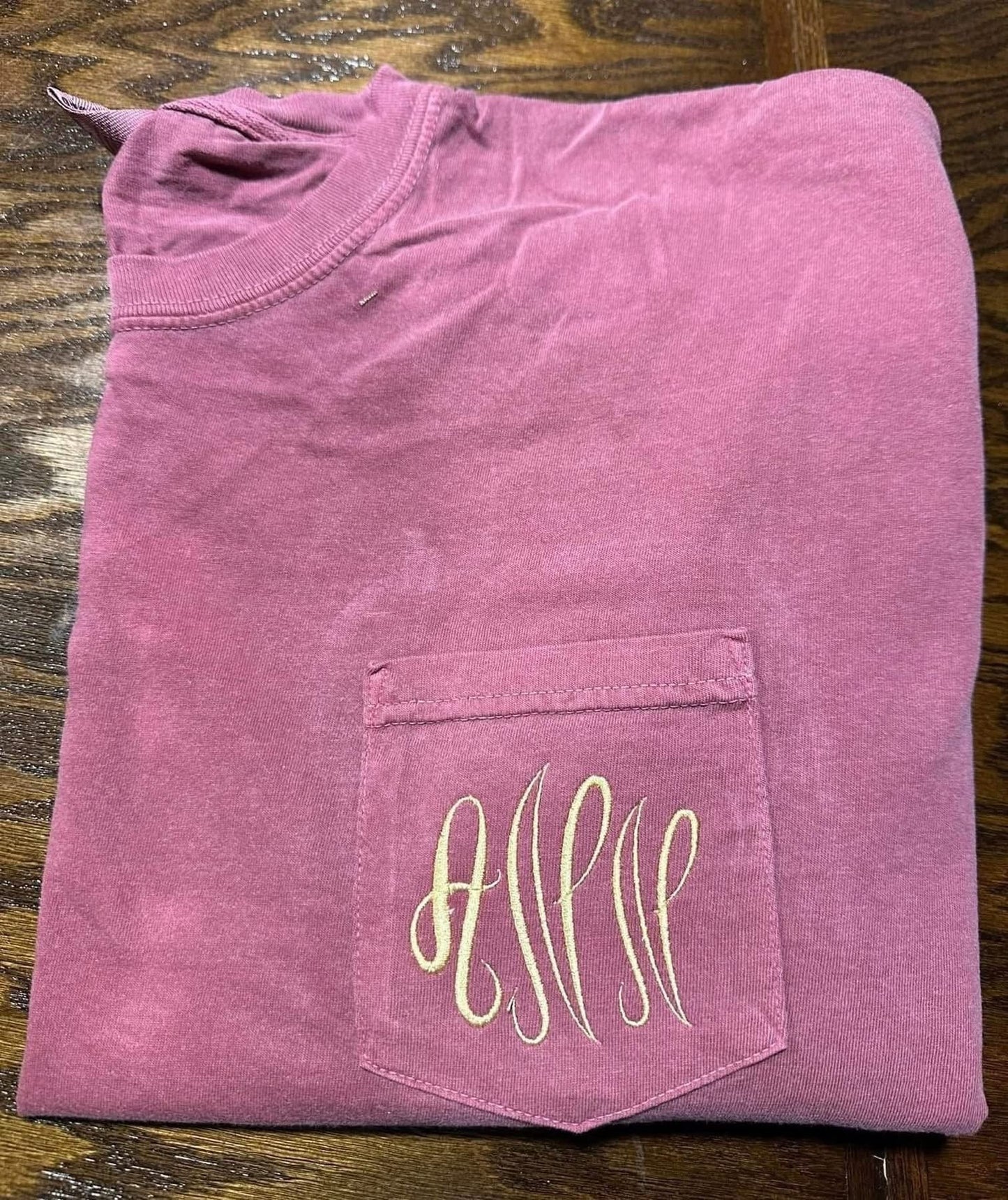 Embroidered Monogram Sale