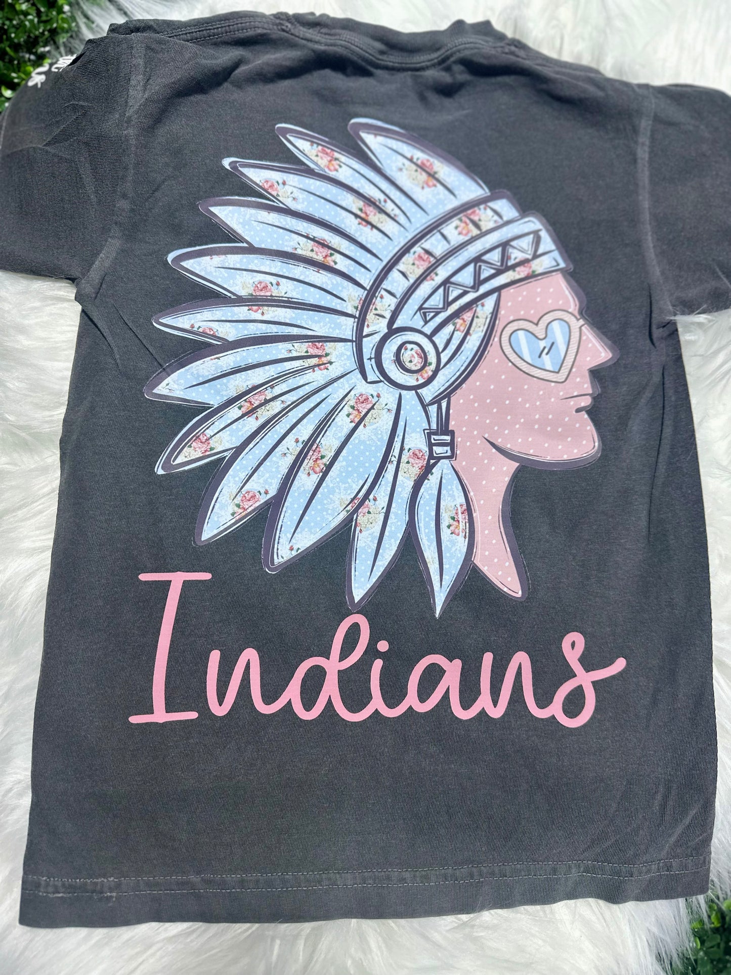 Pastel Blue and Pink Indians Headdress
