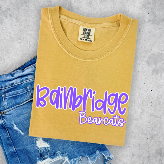 Bainbridge Bearcats Purple Delilah
