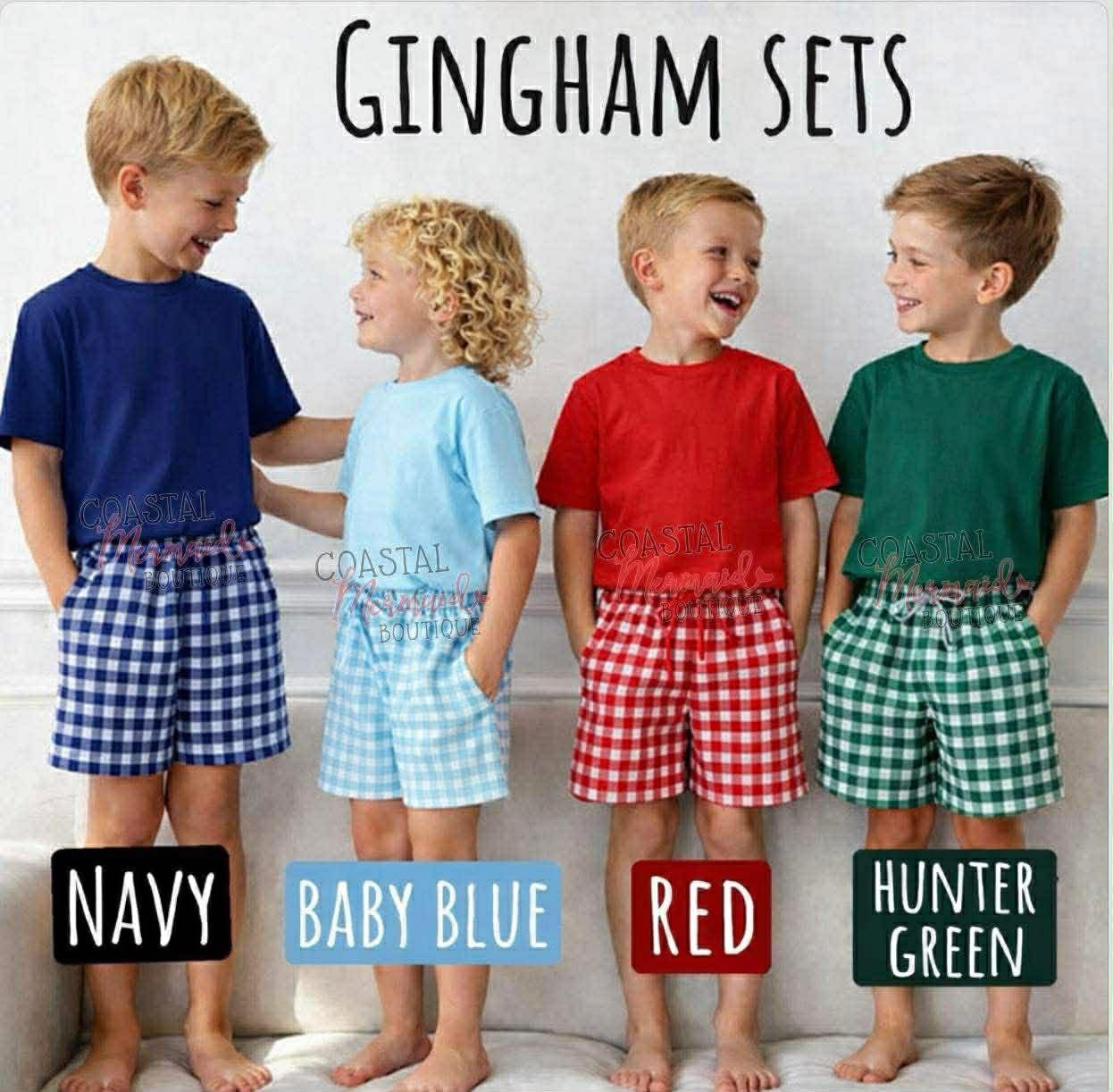 Scallop Short Sets- Boys-