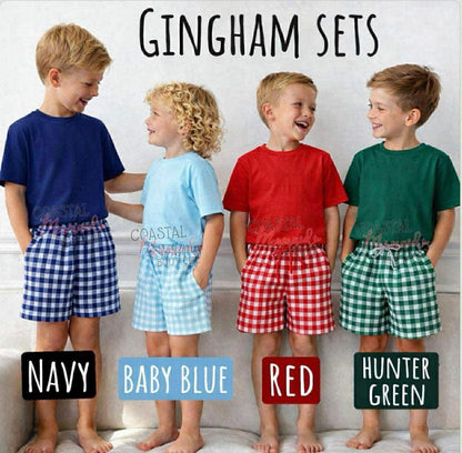 Scallop Short Sets- Boys-