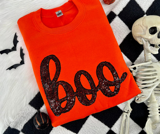 Boo Embroidered Applique