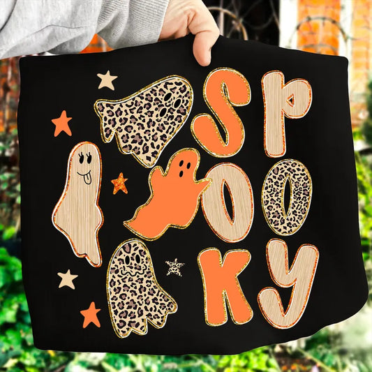 Leopard Cream Orange Spooky