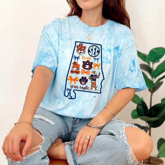 Alabama with Tiger Icons