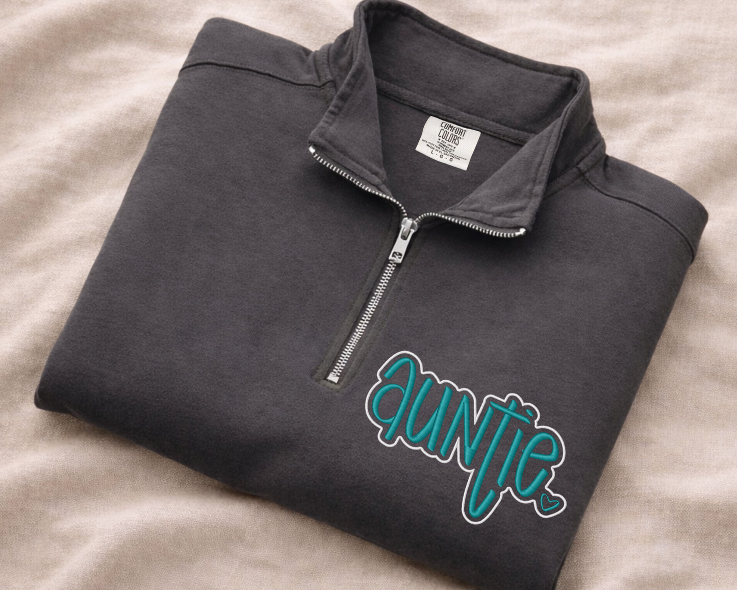 Auntie Doubel Embroidered