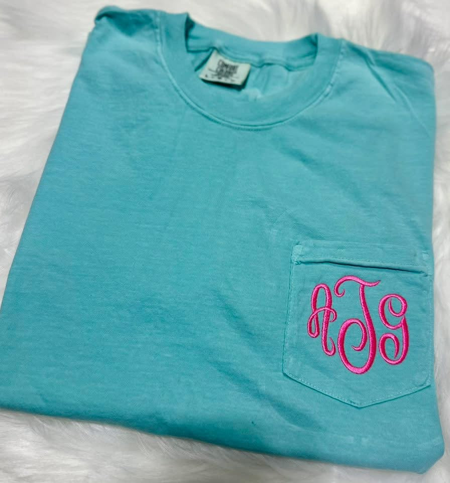 Embroidered Monogram Sale