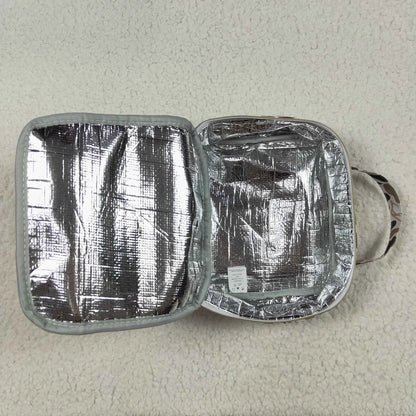 Cream Camo Embroidered Lunchbox