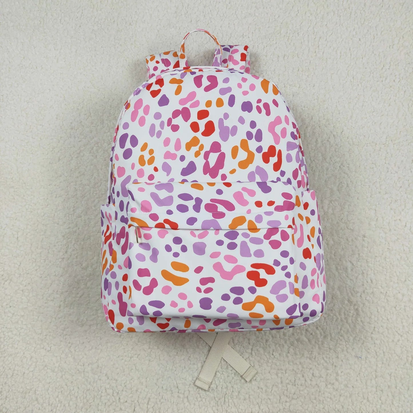 Colorful Leopard Book Bag