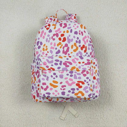 Colorful Leopard Book Bag